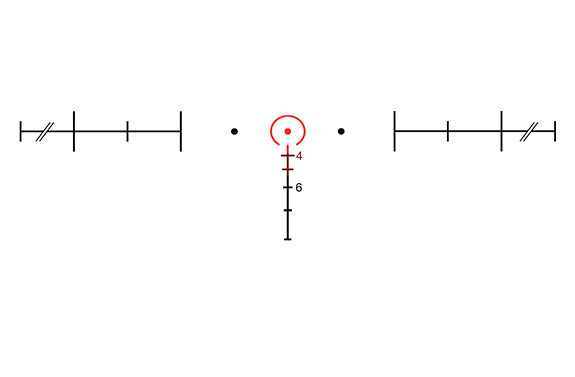 Trijicon Trijicon ACOG 4x32 Scope with Red Horseshoe/Dot Reticle and M4 BDC with  TA51 Mount