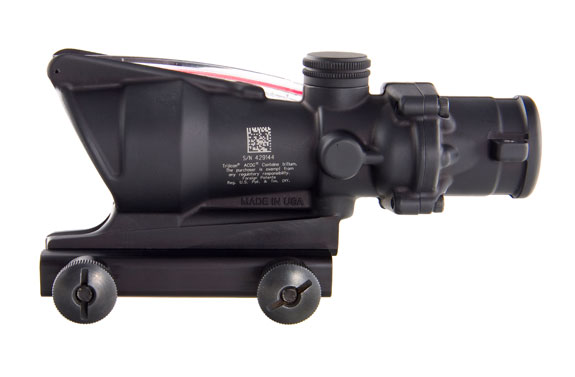 Trijicon Trijicon ACOG 4x32 Scope, Dual Illuminated Red Horseshoe / Dot 6.8 Ballistic Reticle with  TA51 Moun