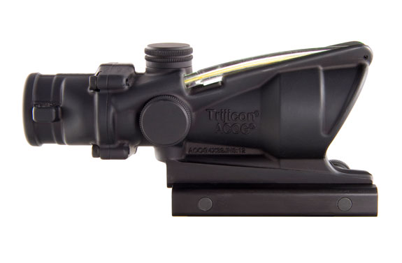 Trijicon Trijicon ACOG 4x32 Scope with Amber Horseshoe / Dot Reticle and M4 BDC with  TA51 Mount