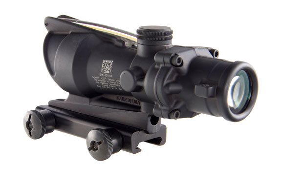 Trijicon Trijicon ACOG 4x32 Scope with Amber Horseshoe / Dot Reticle and M4 BDC with  TA51 Mount