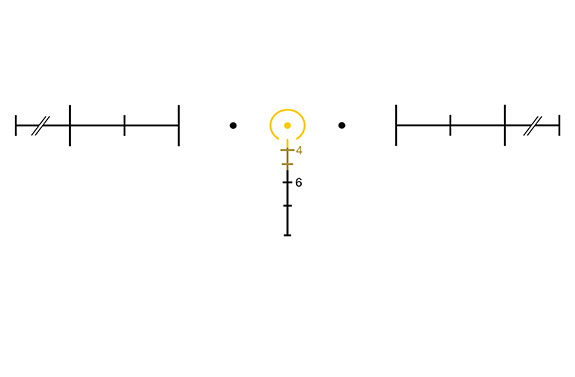 Trijicon Trijicon ACOG 4x32 Scope with Amber Horseshoe / Dot Reticle and M4 BDC with  TA51 Mount
