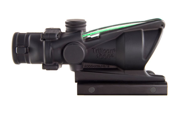 Trijicon Trijicon ACOG 4x32 Scope with Green Horseshoe / Dot Reticle and M4 BDC with  TA51 Mount