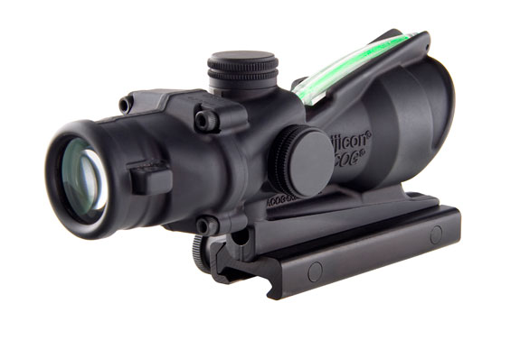 Trijicon Trijicon ACOG 4x32 Scope with Green Horseshoe / Dot Reticle and M4 BDC with  TA51 Mount