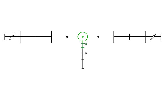 Trijicon Trijicon ACOG 4x32 Scope with Green Horseshoe / Dot Reticle and M4 BDC with  TA51 Mount