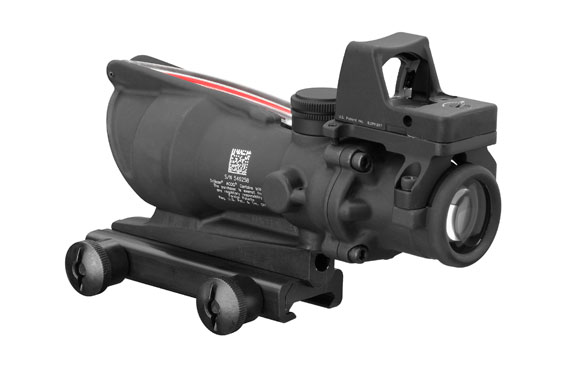 Trijicon Trijicon ACOG 4x32 Scope, Dual Illuminated Red Crosshair .223 Ballistic Reticle, 3.25 MOA RMR Sight