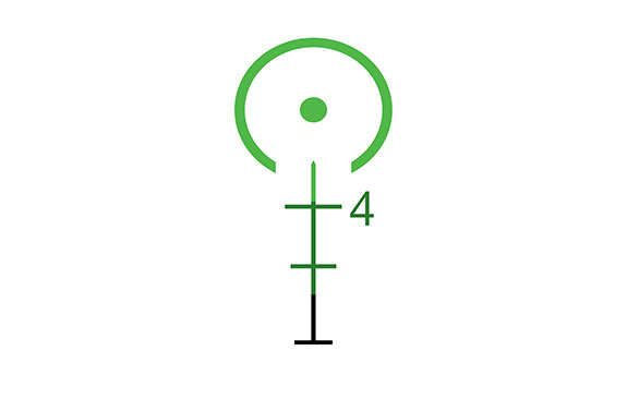 Trijicon Trijicon ACOG 3x30 Scope, Dual Illumination Green Horseshoe / Dot .223 Ballistic Reticle with  TA60 