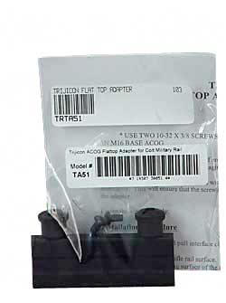 Trijicon Trijicon Thumbscrew Mount for 3.5x35, 4x32, 5.5x50 ACOG, 1x42 Reflex (with ACOG bases), and 1-6x24 V