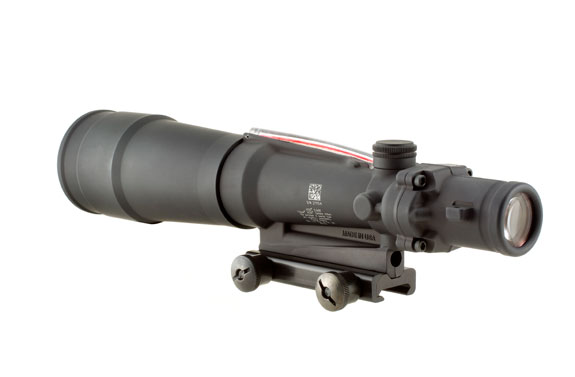 Trijicon Trijicon ACOG 5.5x50 Red Chevronronronron BAC Flattop .308 Reticle, includes Flat top adapter