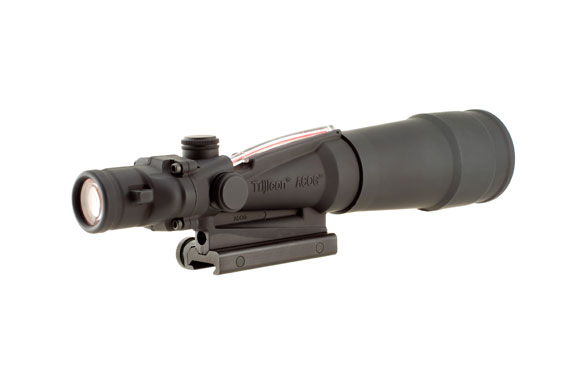 Trijicon Trijicon ACOG 5.5x50 Red Chevronronronron BAC Flattop .308 Reticle, includes Flat top adapter