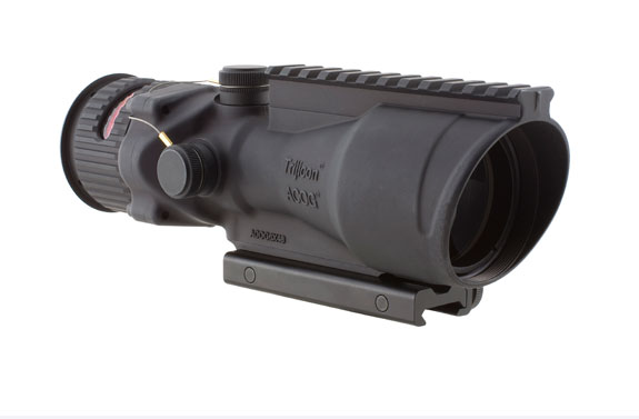 Trijicon ACOG 6x48 Scope, Dual Illuminated Red Horseshoe .308 Ballistic Reticle with TA75 Mount and 