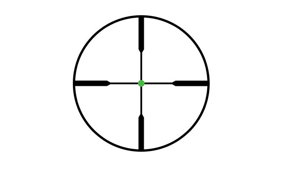 Trijicon Trijicon AccuPointÂ® 3-9x40 Riflescope Standard Duplex Crosshair with Green Dot, 1 in. Tube