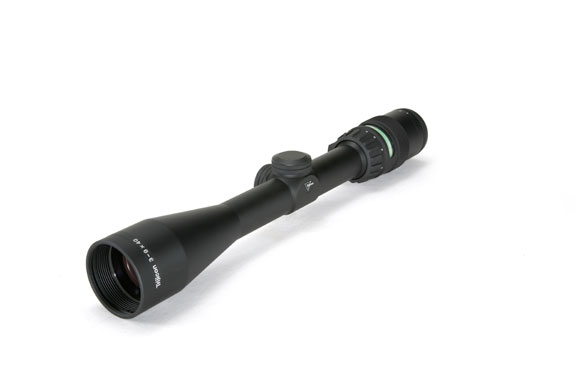 Trijicon AccuPointÂ® 3-9x40 Riflescope with BAC, Green Triangle Post Reticle, 1 in. Tube TR20G Photo 1