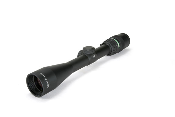 Trijicon AccuPointÂ® 3-9x40 Riflescope with BAC, Green Triangle Post Reticle, 1 in. Tube