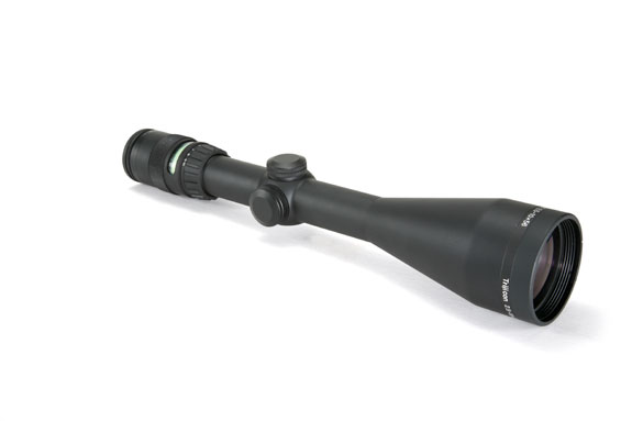 Trijicon AccuPointÂ® 2.5-10x56 Riflescope with BAC, Green Triangle Post Reticle, 30mm Tube TR22G Photo 5