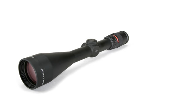 Trijicon AccuPoint 2.5-10x56 Riflescope with BAC, Red Triangle Reticle TR22R Photo 3