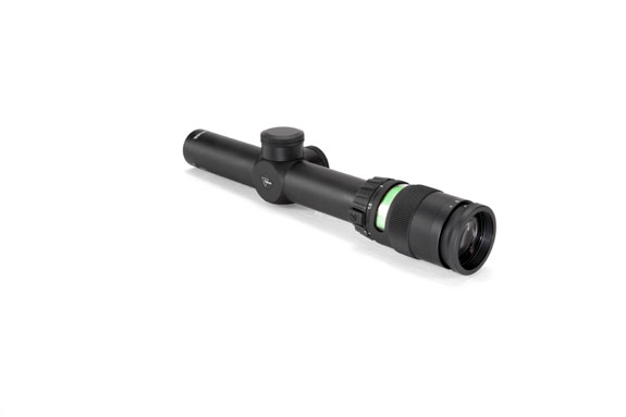 Trijicon AccuPointÂ® 1-4x24 Riflescope German #4 Crosshair with Green Dot, 30mm Tube