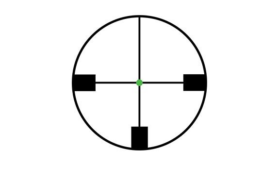 Trijicon Trijicon AccuPointÂ® 1-4x24 Riflescope German #4 Crosshair with Green Dot, 30mm Tube