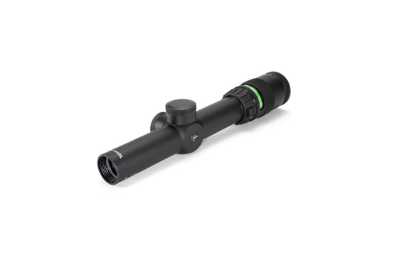 Trijicon Trijicon AccuPointÂ® 1-4x24 Riflescope with BAC, Green Triangle Post Reticle, 30mm Tube