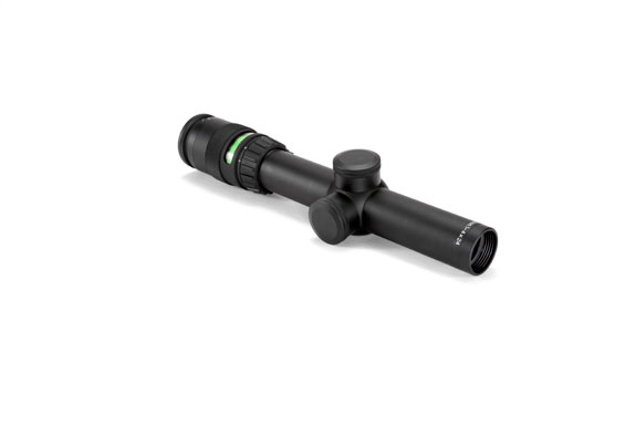 Trijicon Trijicon AccuPointÂ® 1-4x24 Riflescope with BAC, Green Triangle Post Reticle, 30mm Tube