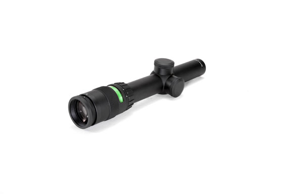 Trijicon Trijicon AccuPointÂ® 1-4x24 Riflescope with BAC, Green Triangle Post Reticle, 30mm Tube