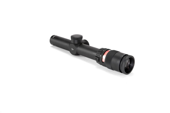 Trijicon Trijicon AccuPointÂ® 1-4x24 Riflescope with BAC, Red Triangle Post Reticle, 30mm Tube