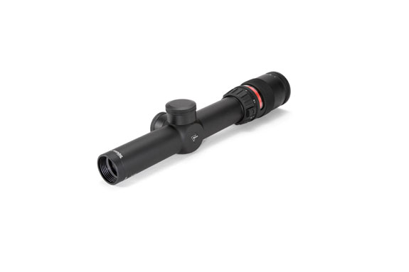 Trijicon Trijicon AccuPointÂ® 1-4x24 Riflescope with BAC, Red Triangle Post Reticle, 30mm Tube