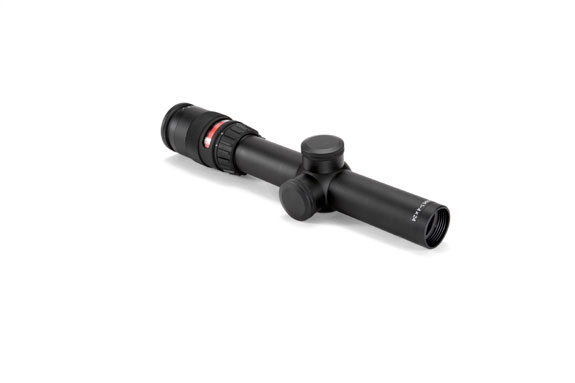 Trijicon Trijicon AccuPointÂ® 1-4x24 Riflescope with BAC, Red Triangle Post Reticle, 30mm Tube