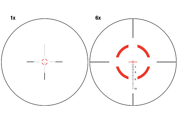 Trijicon Trijicon  VCOG 1-6x24 Riflescope Segmented Circle / CrosshairÂ   .308 / 175 Grain Ballistic Reticle 