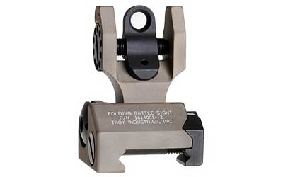 Troy Troy Folding Rear Battle Sight Dark Earth