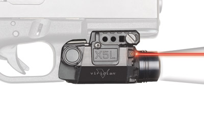 Viridian X5L-R Red Laser Sight w/ 160/190 Lumens Tactical Light X5L-R