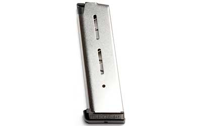 Wilson Combat 1911 Magazine, .45 ACP, Full-Size, 8 Round, Lo-Profile Steel Base Pad