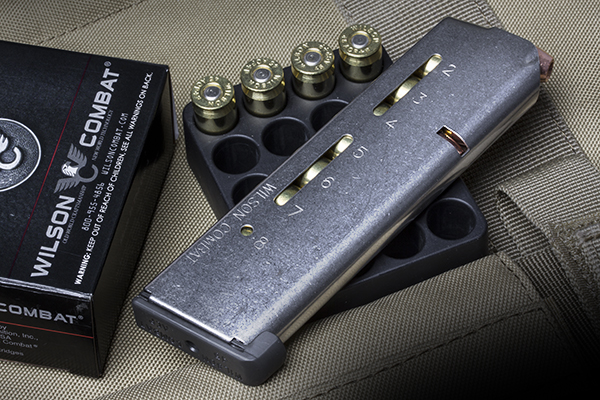 Wilson Combat Wilson Combat 1911 Elite Tactical Magazine, .45 ACP HD/+P, Full-Size, 8 Round, Lo-Profile Steel Base